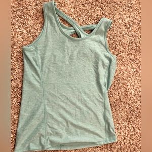 Girls teal tank top size large
